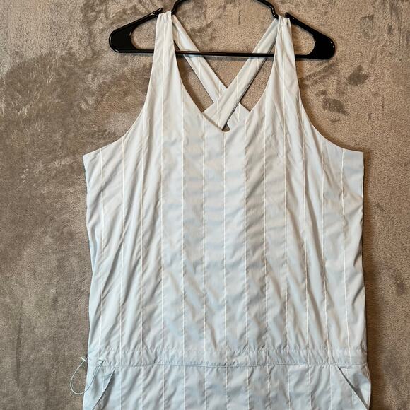 Marmot Women's Gretchen‎ Dress Size Large Corydalis Blue UPF 50 Hiking Gorpcore - Picture 3 of 8